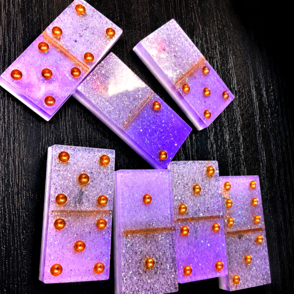 Dominos Violet & Or